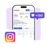 Накрутка 100 подписчиков в Instagram (Инстаграм подписчики)