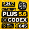 ChatGPT 5.5 Plus   Codex | PRO 20X | Business | Готовый аккаунт | Быстрая доставка