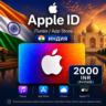 iTunes & App Store Подарочная карта — 2000 INR (INDIA)