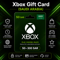 Xbox Gift Card (Саудовская Аравия) 50–300 SAR | Код пополнения Xbox