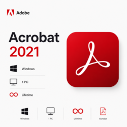 Adobe Acrobat Pro DC 2021 ОС Windows 1 PC   Lifetime
