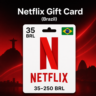 Netflix Gift Card (Бразилия) 35–250 BRL | Код пополнения