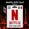 Netflix Gift Card (Мексика) 300–1000 MXN | Код пополнения