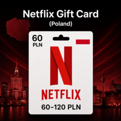 Netflix Gift Card (Польша) 60–120 PLN | Код пополнения