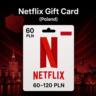 Netflix Gift Card (Польша) 60–120 PLN | Код пополнения