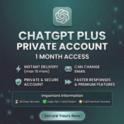 ChatGPT Plus | PRO X20 | 1 месяц | Полный доступ | Личный аккаунт | ПОДПИСКА