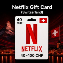 Netflix Gift Card (Швейцария) 40–100 CHF | Код пополнения