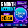 Canva Pro на 6 месяцев | В ваш аккаунт | Приглашение по электронной почте