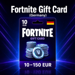 Fortnite Gift Card (Германия) 10–150 EUR | Код пополнения