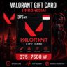Valorant Gift Card (Индонезия) 375–7500 VP | Код пополнения