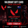 Valorant Gift Card (Новая Зеландия) 325–7350 VP | Код пополнения