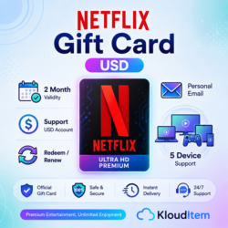 Пополнение/продление подписки Netflix на 2 месяца для личного аккаунта
