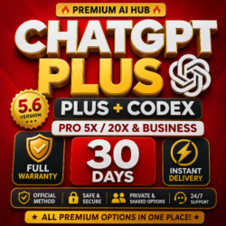 ChatGPT Plus | Pro | 5X | 20X | Готовый Аккаунт / Активация | Быстрая Выдача
