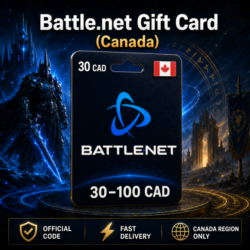 Battle.net Gift Card (Канада) 30–100 CAD | Код пополнения