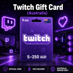 Twitch Gift Card (Австралия) 5–250 AUD | Код пополнения