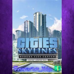 ☀️Cities Skylines - Content Creator Pack: Modern City Center XBOX DLC