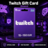 Twitch Gift Card (Греция) 15–150 EUR | Код пополнения