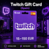 Twitch Gift Card (Испания) 15–150 EUR | Код пополнения