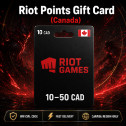 Riot Points Gift Card (Канада) 10–50 CAD | Код пополнения