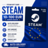 Подарочная карта Steam Европа 10–100 EUR | Автодоставка