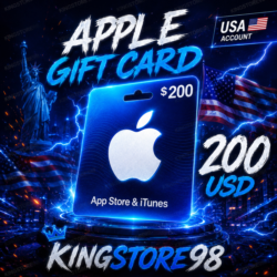 Подарочная карта Apple iTunes 200 USA