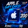 Подарочная карта Apple iTunes 200 USA