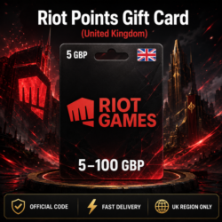 Riot Points Gift Card (Великобритания) 5–100 GBP | Код пополнения