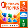 Microsoft Office 365 Премиум - 100ГБ OneDrive | 5 Устройств | Подписка на 1 Год