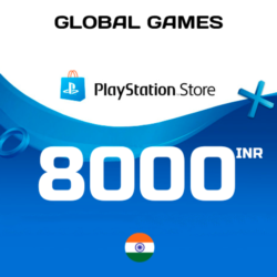 Карта PlayStation PSN 8000 INR Индия  КОД ПОПОЛНЕНИЯ