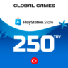 Карта PlayStation PSN 250 TRY Турция  КОД ПОПОЛНЕНИЯ