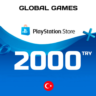 Карта PlayStation PSN 2000 TRY Турция  КОД ПОПОЛНЕНИЯ