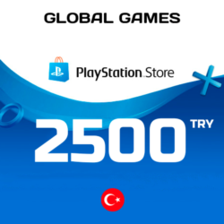 Карта PlayStation PSN 2500 TRY Турция  КОД ПОПОЛНЕНИЯ