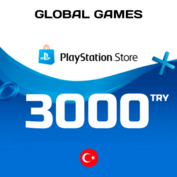 Карта PlayStation PSN 3000 TRY Турция  КОД ПОПОЛНЕНИЯ