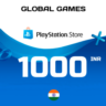 Карта PlayStation PSN 1000 INR Индия  КОД ПОПОЛНЕНИЯ