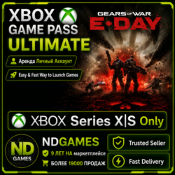 🆕 Аренда | Xbox Game Pass Ultimate & Gears of War E-Day [Только Xbox] Личный Аккаунт
