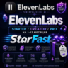 ElevenLabs | STARTER , CREATOR , PRO НА 1-12 МЕСЯЦЕВ |  НА ВАШ/НОВЫЙ АККАУНТ | БЫСТРО
