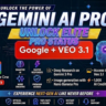 Gemini AI Pro 6 MONTHS ACCESS Google One 5 TB   Veo 3.1