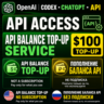 Пополнение баланса GPT API KEY | GPT 5.5 — ЛЮБАЯ МОДЕЛЬ