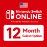 Nintendo Switch Online | 12 месяцев | АВТО ВЫДАЧА | США