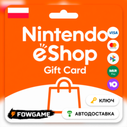 Nintendo Gift Card | 370 PLN | АВТО ВЫДАЧА | Польша