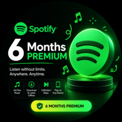 Spotify 6 месяцев Премиум Индивидуальный