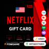 Netflix Gift Card | США | $25 | АВТО ВЫДАЧА