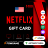 Netflix Gift Card | США | $100 | АВТО ВЫДАЧА