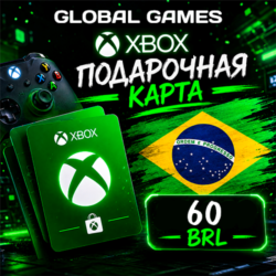 Xbox Gift Card 60 BRL Бразилия Карта Пополнения
