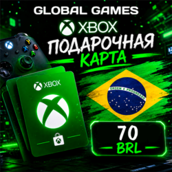 Xbox Gift Card 70 BRL Бразилия Карта Пополнения