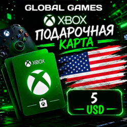 Xbox Gift Card 5$ USD США Карта Пополнения