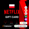 Netflix Gift Card | PLN 60 - PLN 120 | АВТО ВЫДАЧА | Польша