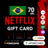Netflix Gift Card | BRL 70 | АВТО ВЫДАЧА | Бразилия
