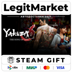 Yakuza 6: The Song of Life / Steam АВТО / РУ   МИР