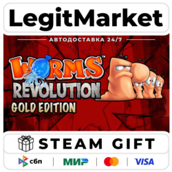 Worms Revolution Gold Edition / Steam АВТО / РУ   МИР